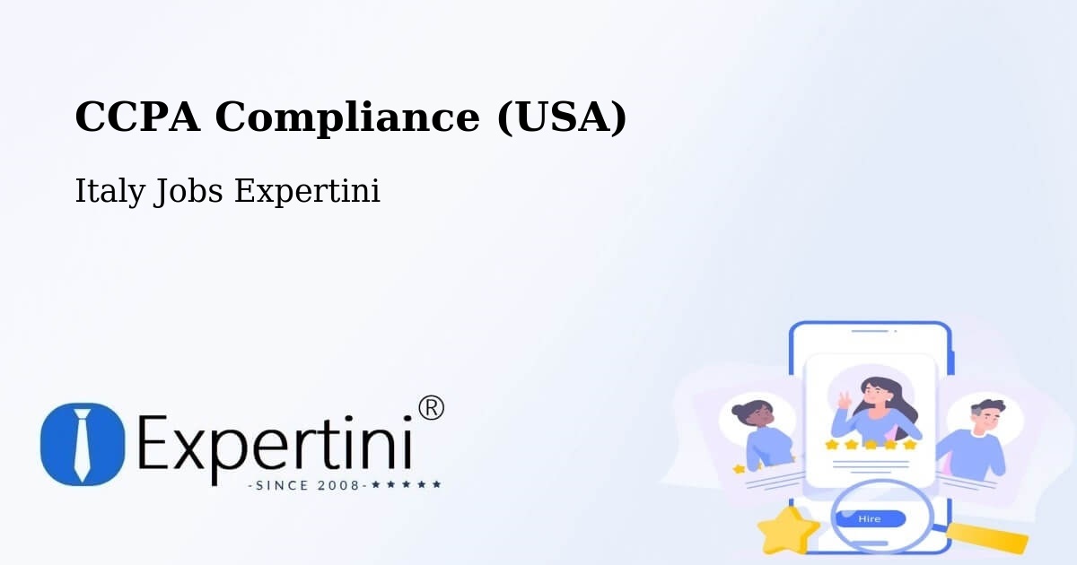 CCPA Privacy Rights & Compliance Notice – Librizzi - Italy Jobs Expertini