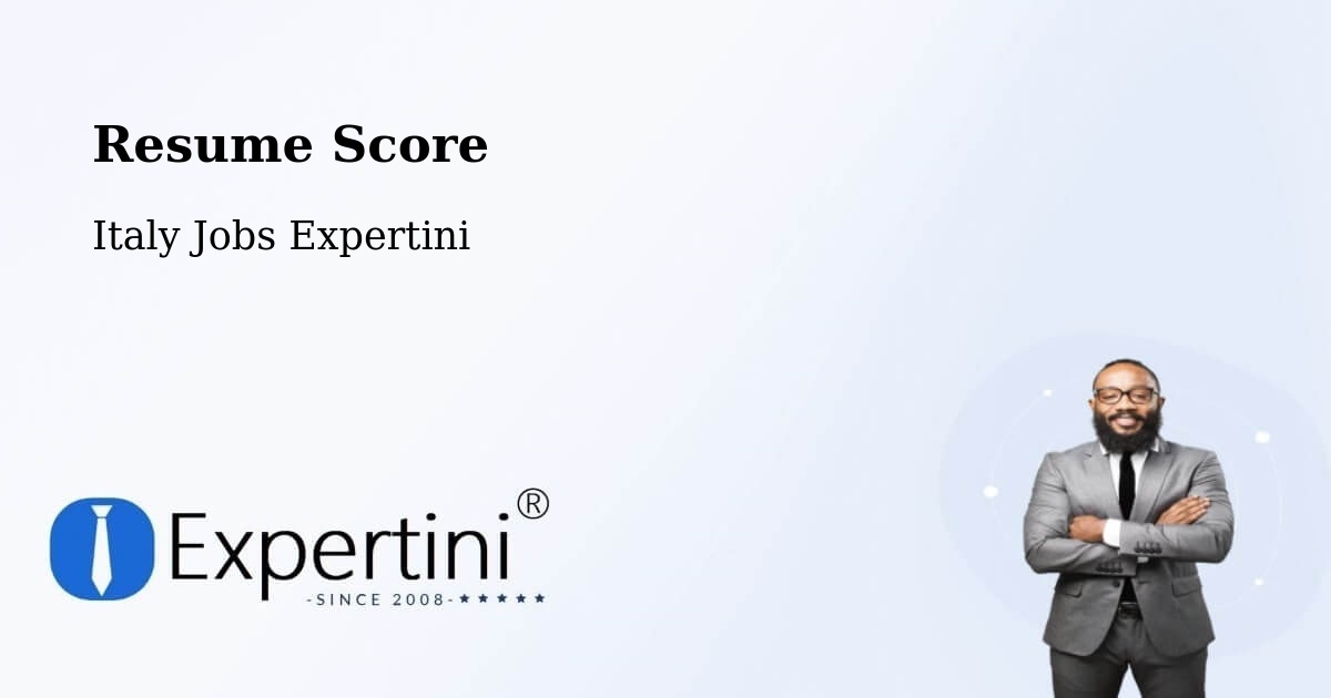 Resume Score & Job Description Match Tool – Librizzi - Italy Jobs Expertini
